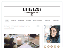 Tablet Screenshot of littlelessy.com